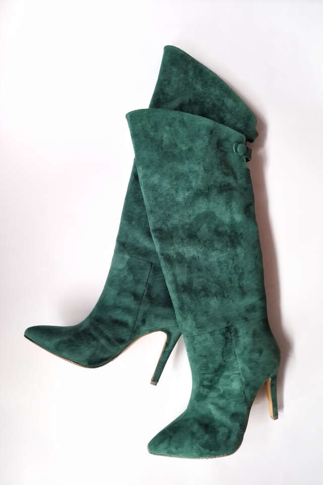 Ženske čizme, Zelene