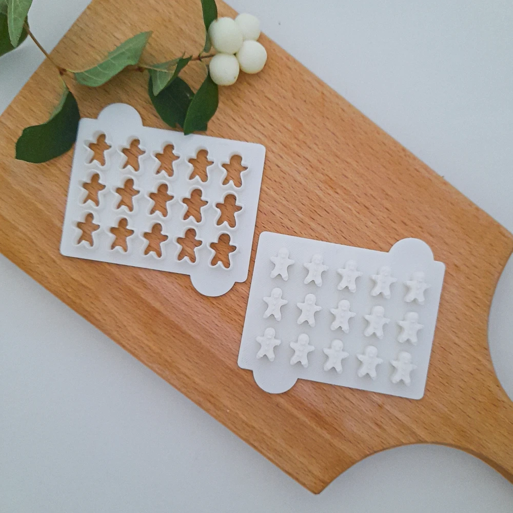 KREATIVNI SLATKIŠI Modla za kolače Đumbirko sprinkles,15 mm, Bela