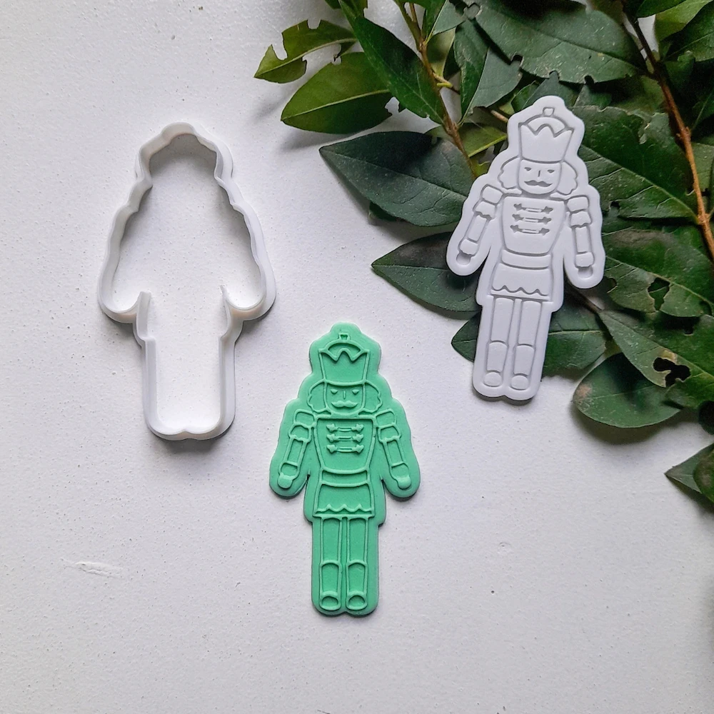 KREATIVNI SLATKIŠI Modla za kolače i ukrase Olovni vojnik, 8 cm, Bela