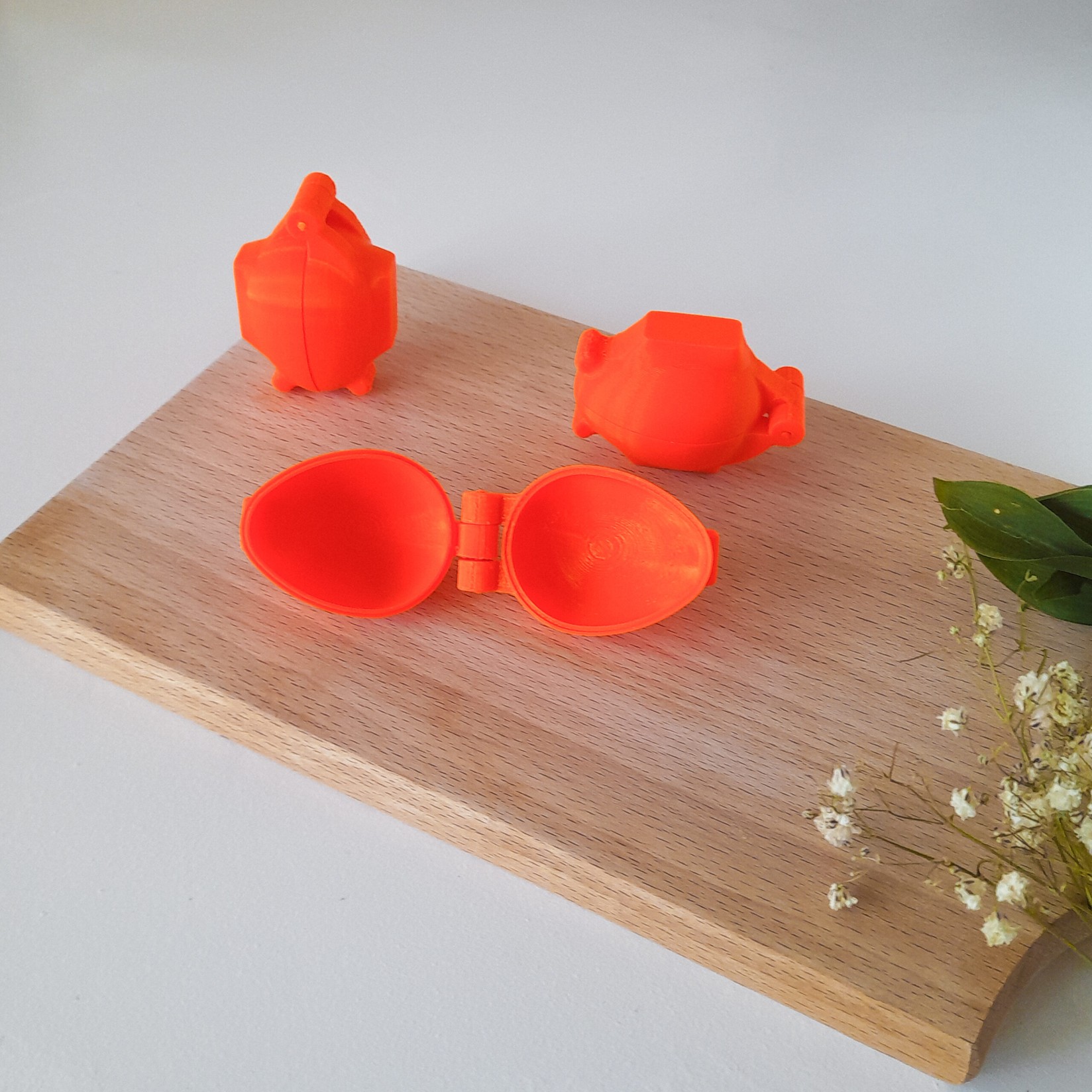 KREATIVNI SLATKIŠI Modla za izradu kuglica Jaje, 3.5 cm, Narandžasta