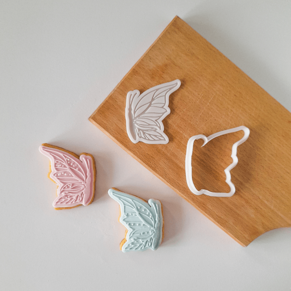 KREATIVNI SLATKIŠI Modla za kolače i ukrase Leptir, Relejfna, 7 cm, Bela