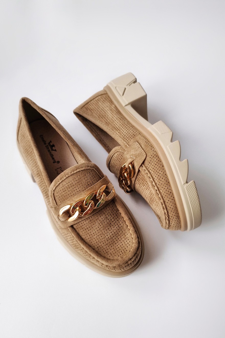 EMELIE STRANDBERG Ženske mokasine, Bež