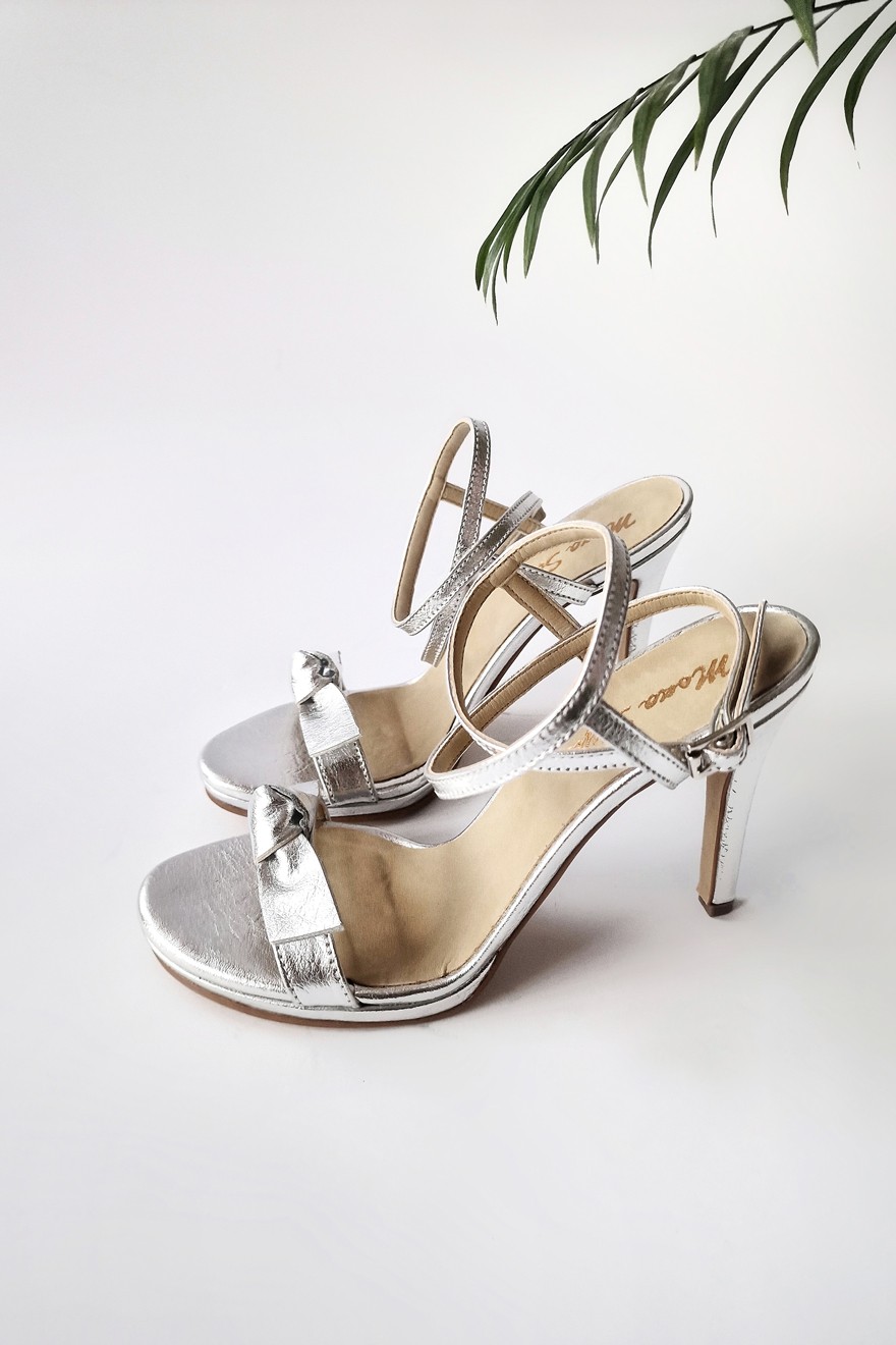 Ženske sandale Katja, Srebrne boje