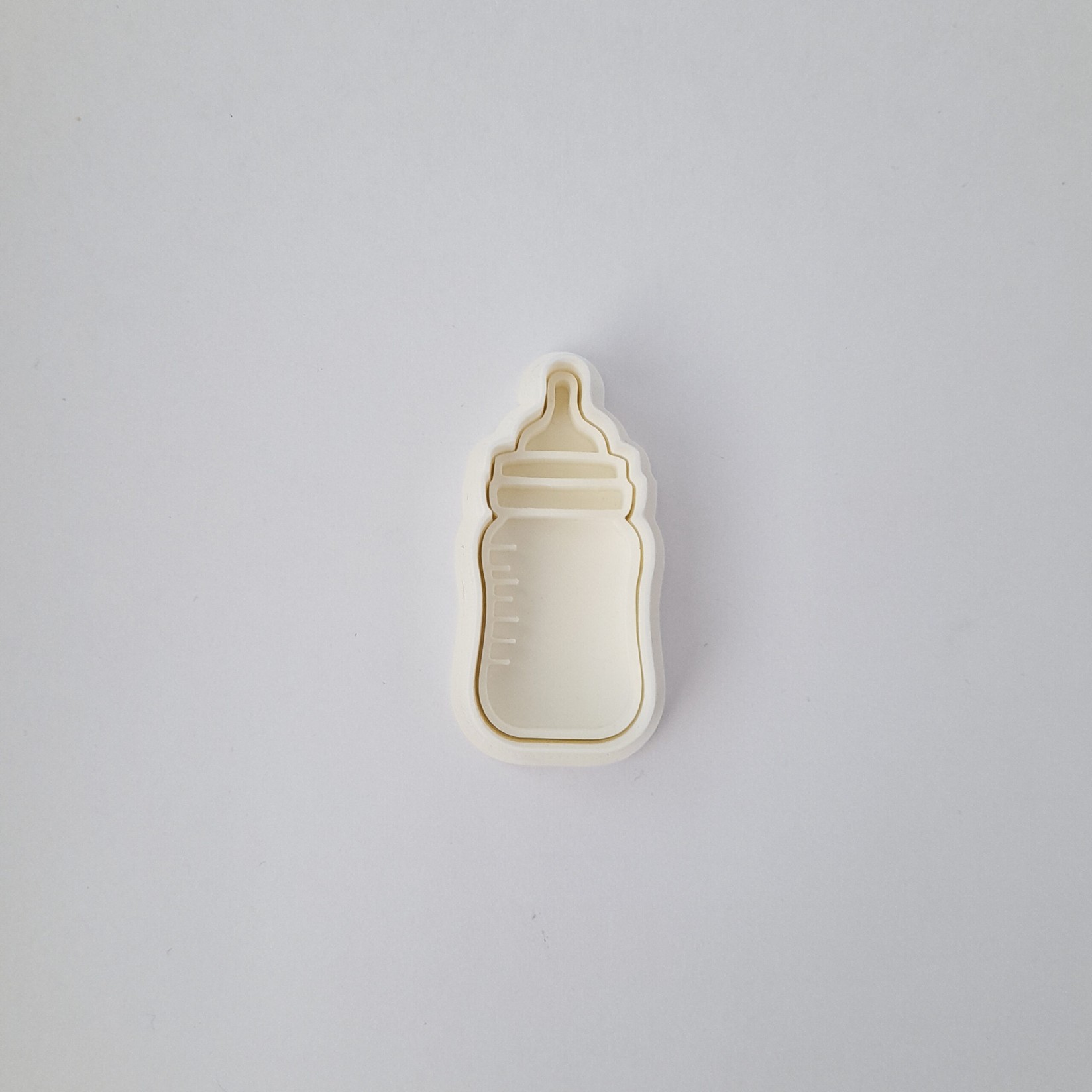 KREATIVNI SLATKIŠI Modla za kolače i ukrase Bebi flašica, 8 cm, Bela