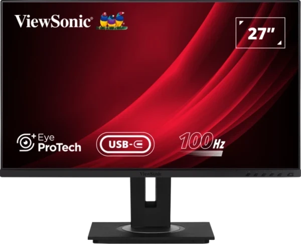 VIEWSONIC Monitor VG2755-2K 27" Ravni, 2560 x 1440, 100 Hz, Crni