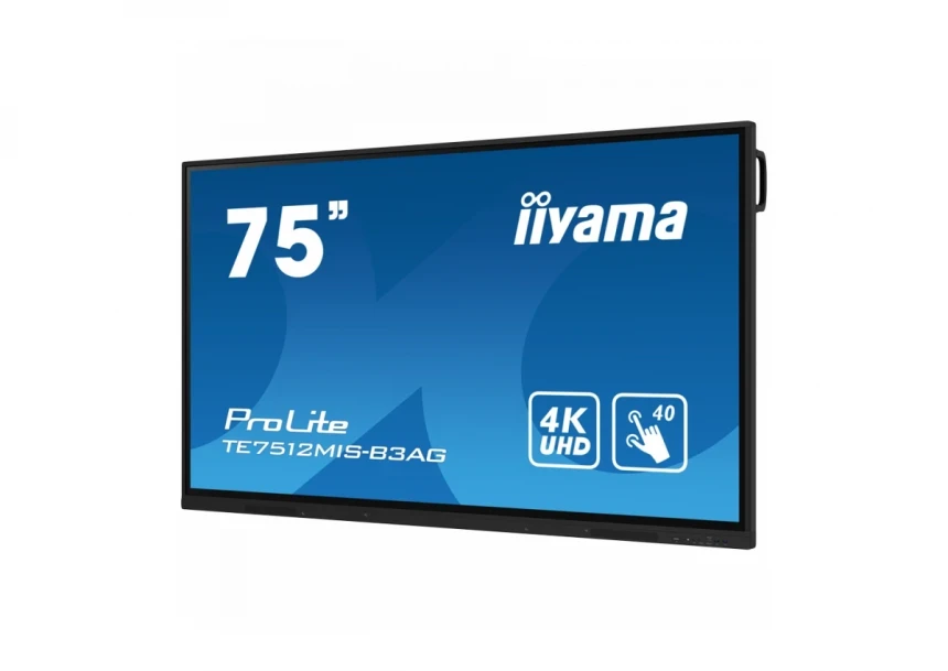 IIYAMA Interaktivni monitor Prolite TE7512MIS-B3AG 75", 4K UHD, 3840 x 2160 IPS