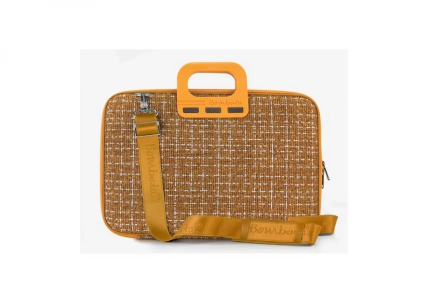 BOMBATA Torba za laptop Tweed, Žuta