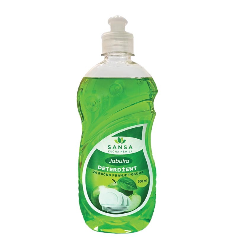 Sansa Deterdžent za pranje sudova Jabuka, 0.5l
