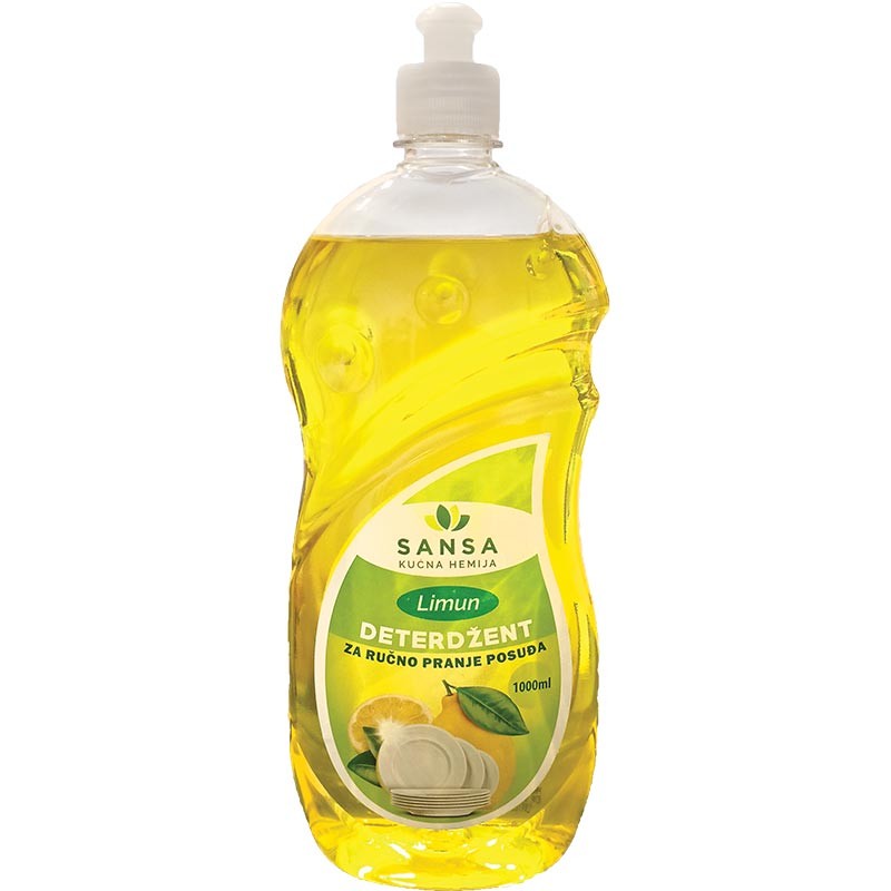 Sansa Deterdžent za pranje sudova Limun, 1l