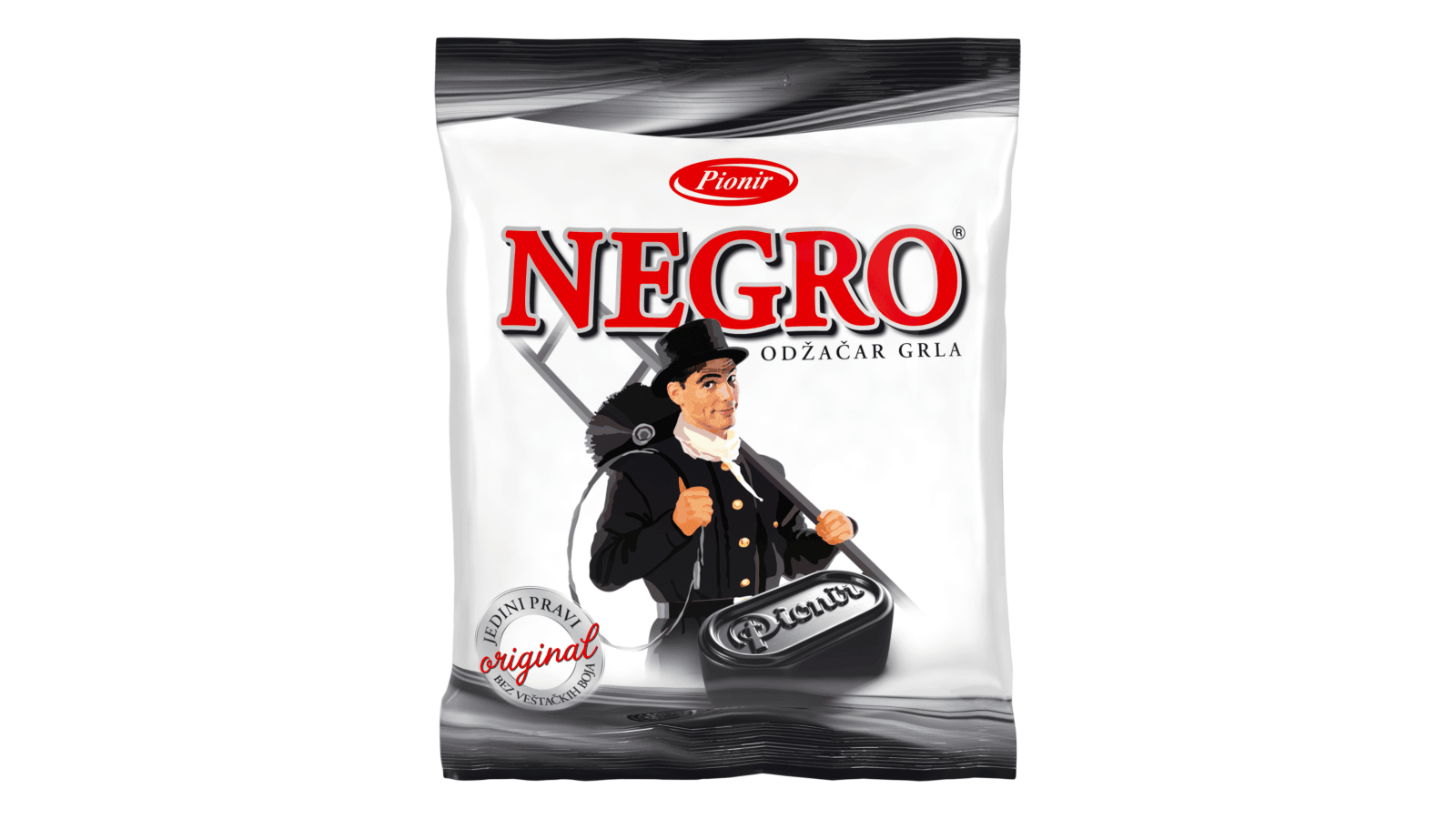 Pionir Bombone Negro Classic, 100g