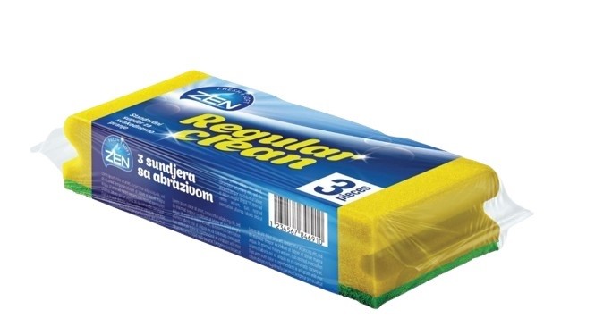 Zen Sunđer Regular clean, 3 komada