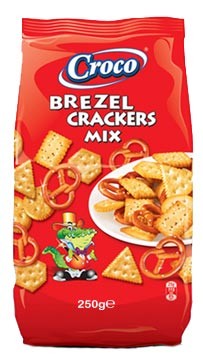 As Velpro Croco krekeri, Brezel mix, 250g
