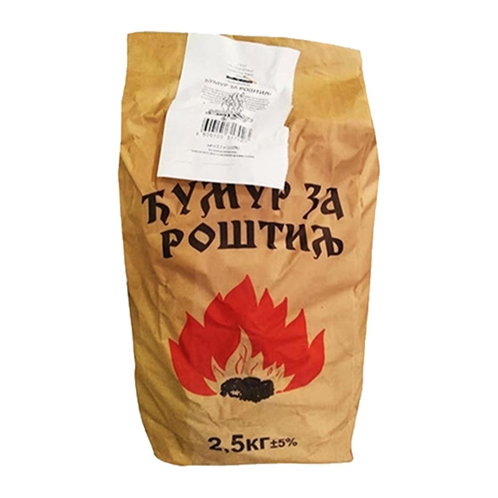 Ćumur za roštilj, 2.5 kg