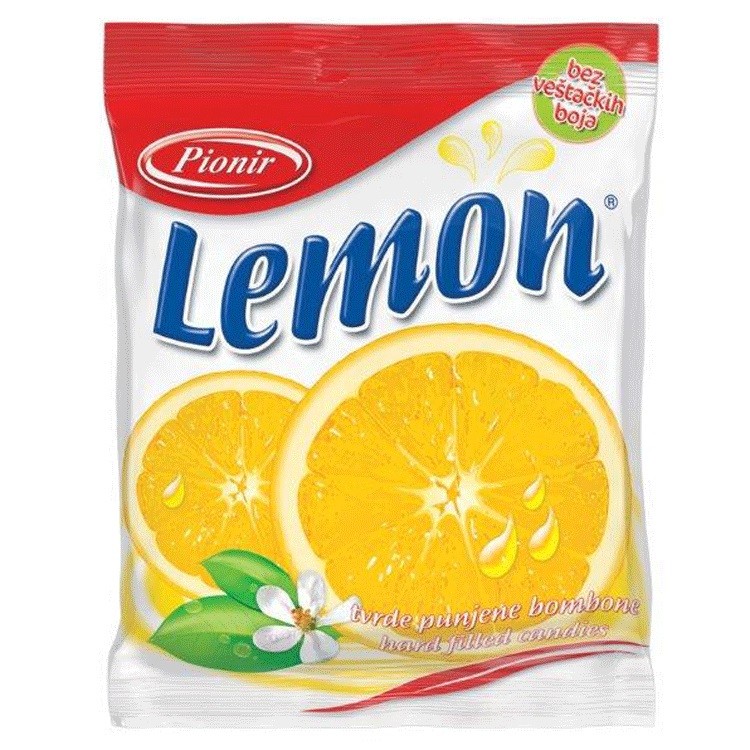 Pionir Tvrde bombone Lemon, 100g