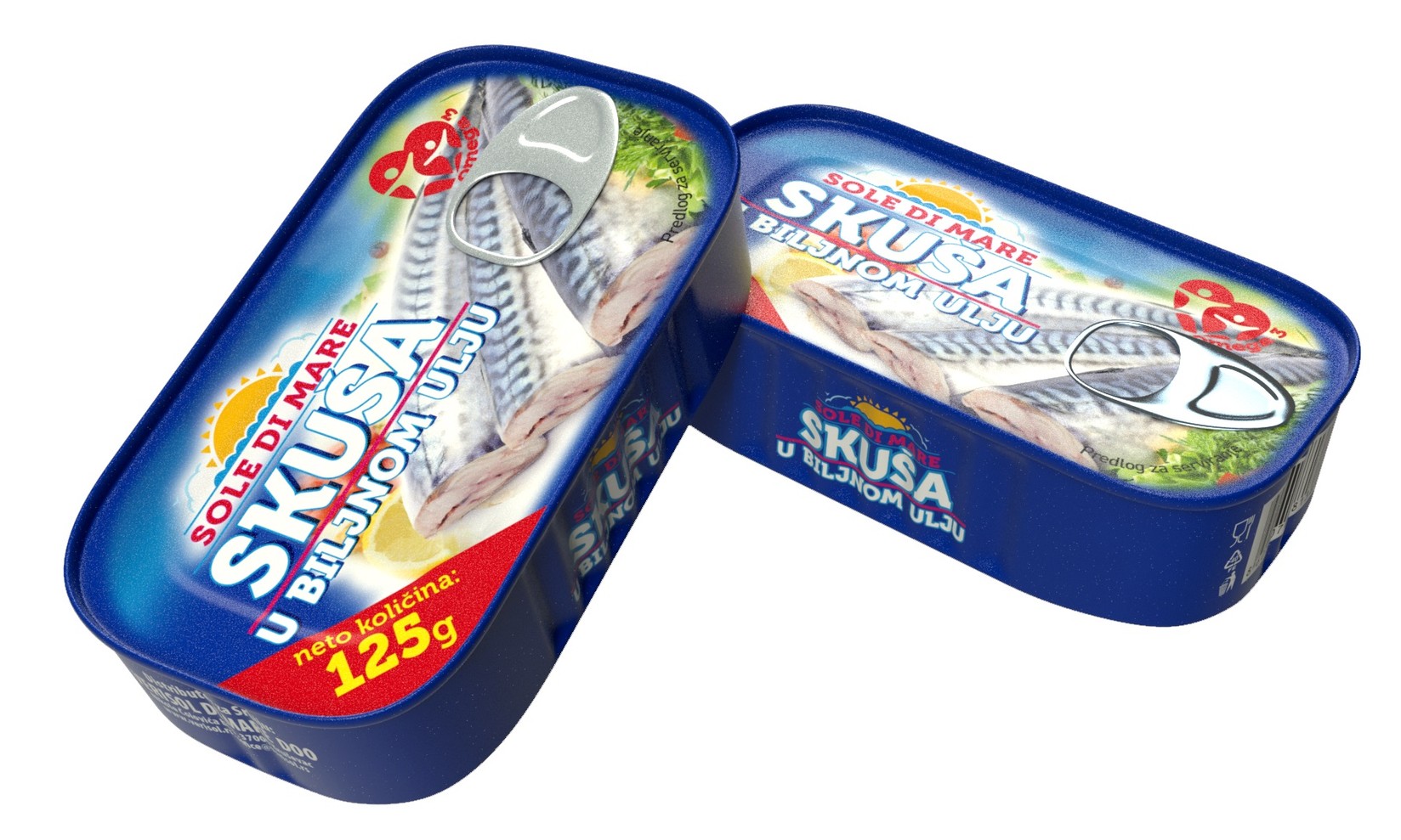 Verisol Di Mare Skuša Sole Di Mare, 125g