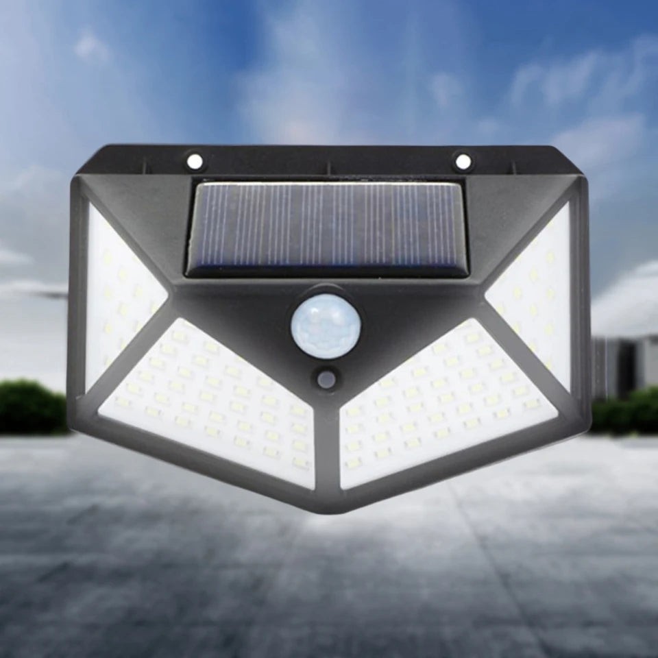 LED solarni reflektor, 100 dioda