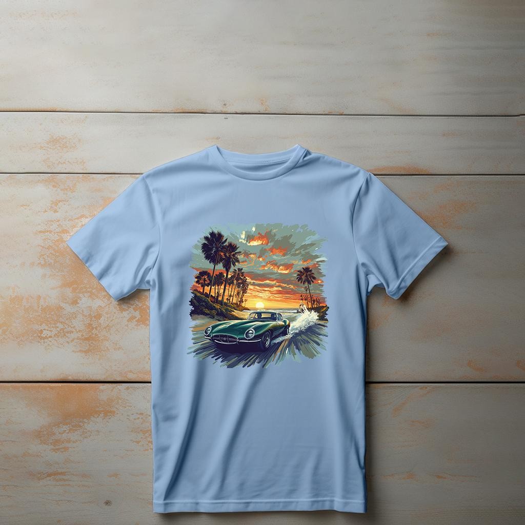 Camiseta Majica sa štampanim printom Cam 836, Dečija, Cijan