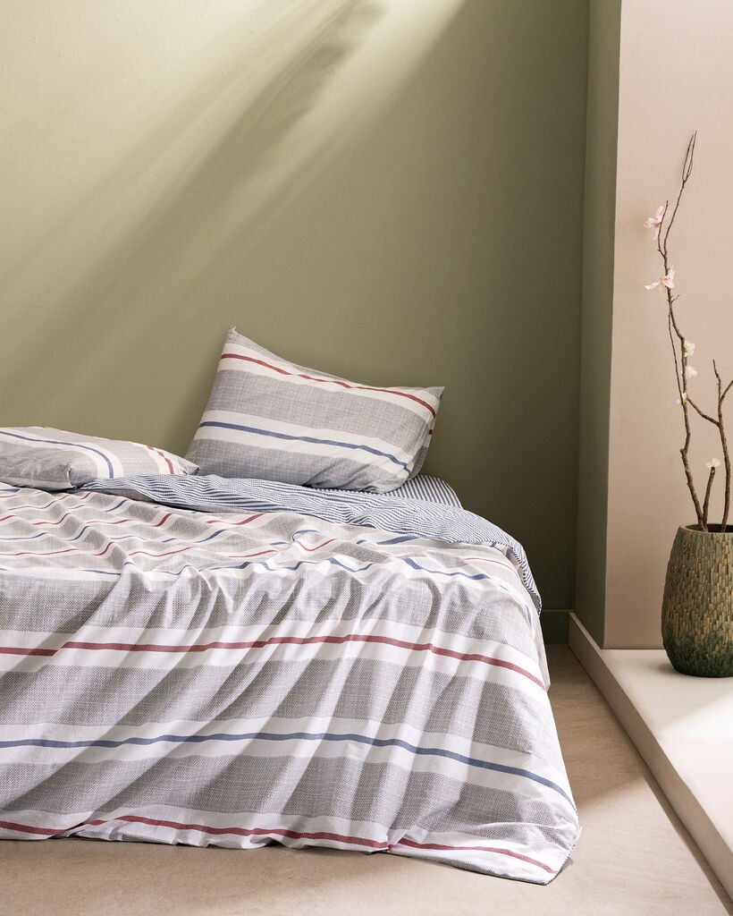 Madame Coco Set posteljine Burcet, 200x220 cm, Sivi