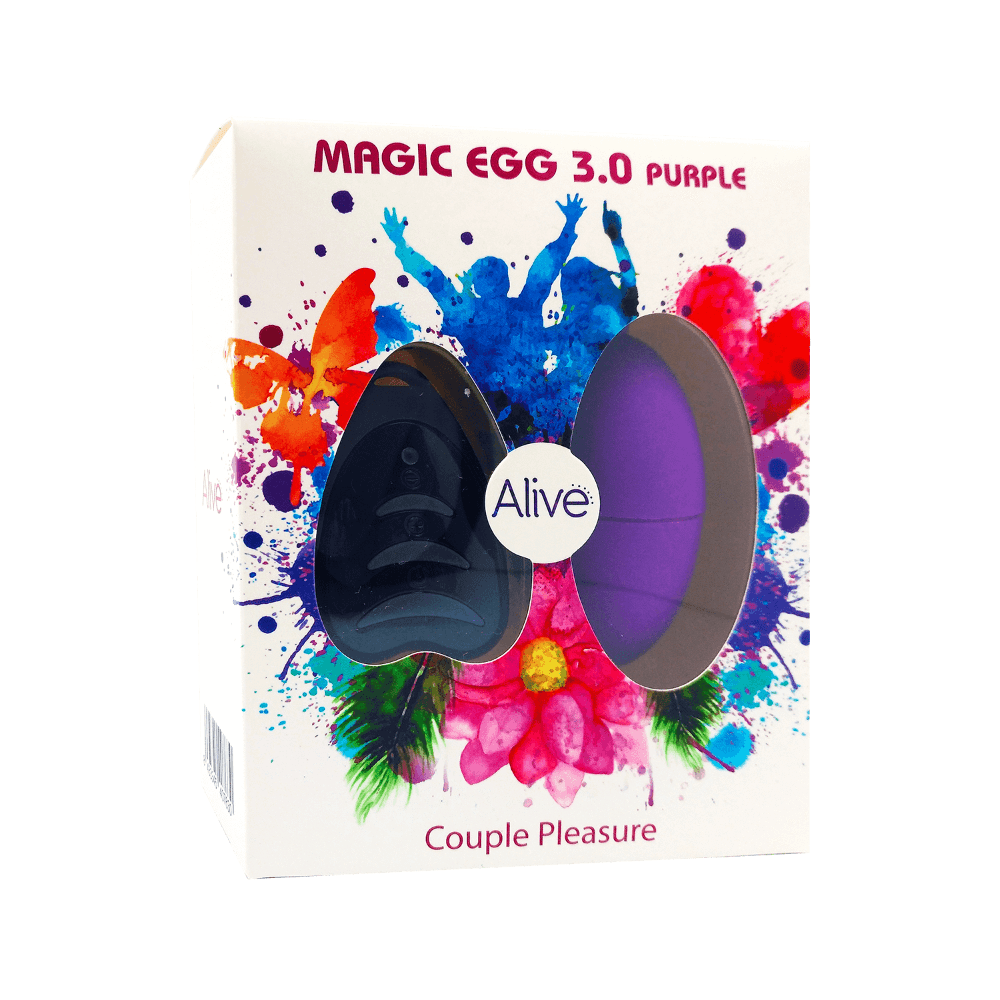 Vibro jaje Alive Magic Egg 3.0, 7.2cm, Ljubičasto