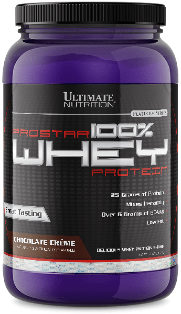 Ultimate Nutrition Protein 100% Whey Prostar, Čokolada, 907g