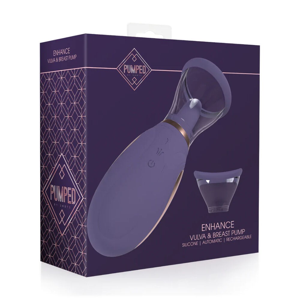 Pumped Vakum pumpa Enhance Vulva and Breast Pump, Ljubičasta