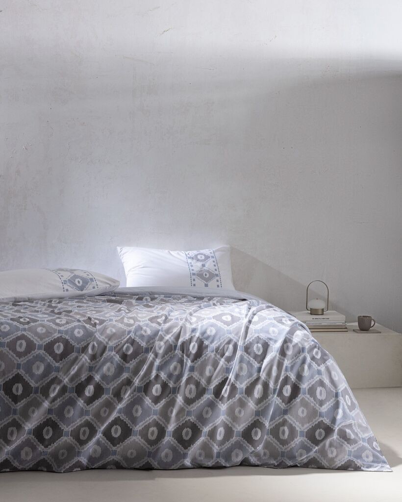 Madame Coco Set posteljine Avril, 160x220cm, Sivi