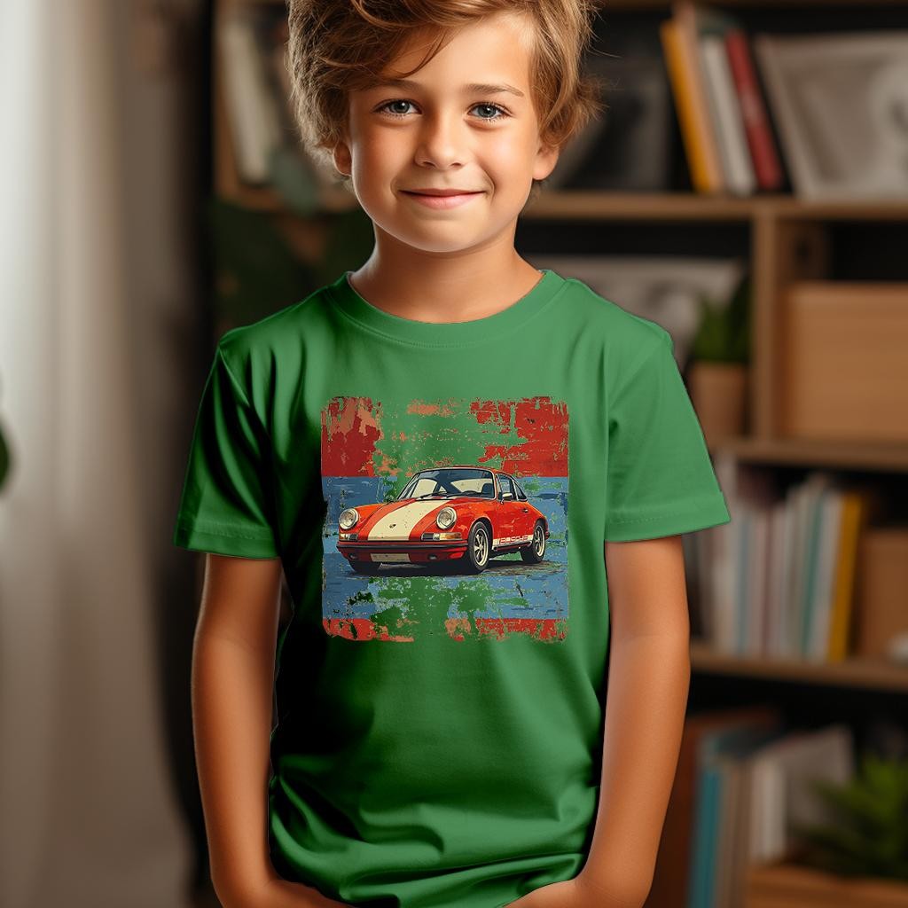 Camiseta Majica sa štampanim printom Cam 832, Dečija, Zelena