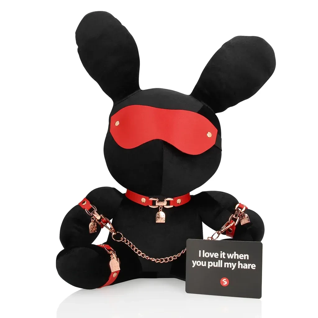 S-Line Plišana igračkа Rabbit Bondage, 40cm, Crna