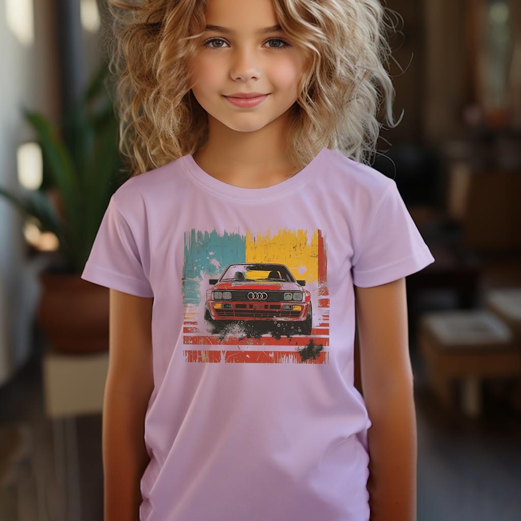 Camiseta Majica sa štampanim printom Cam 828, Dečija, Svetloroze