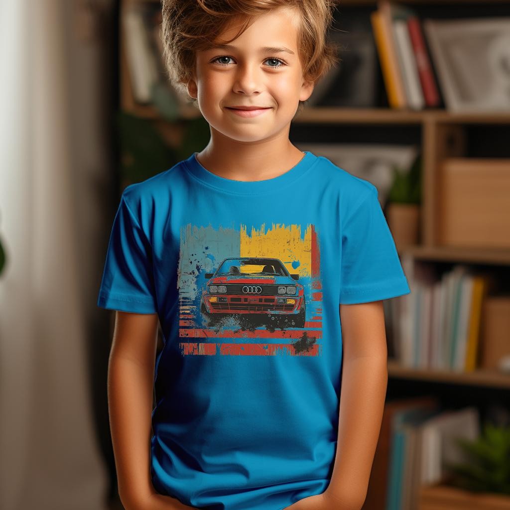 Camiseta Majica sa štampanim printom Cam 828, Dečija, Akva