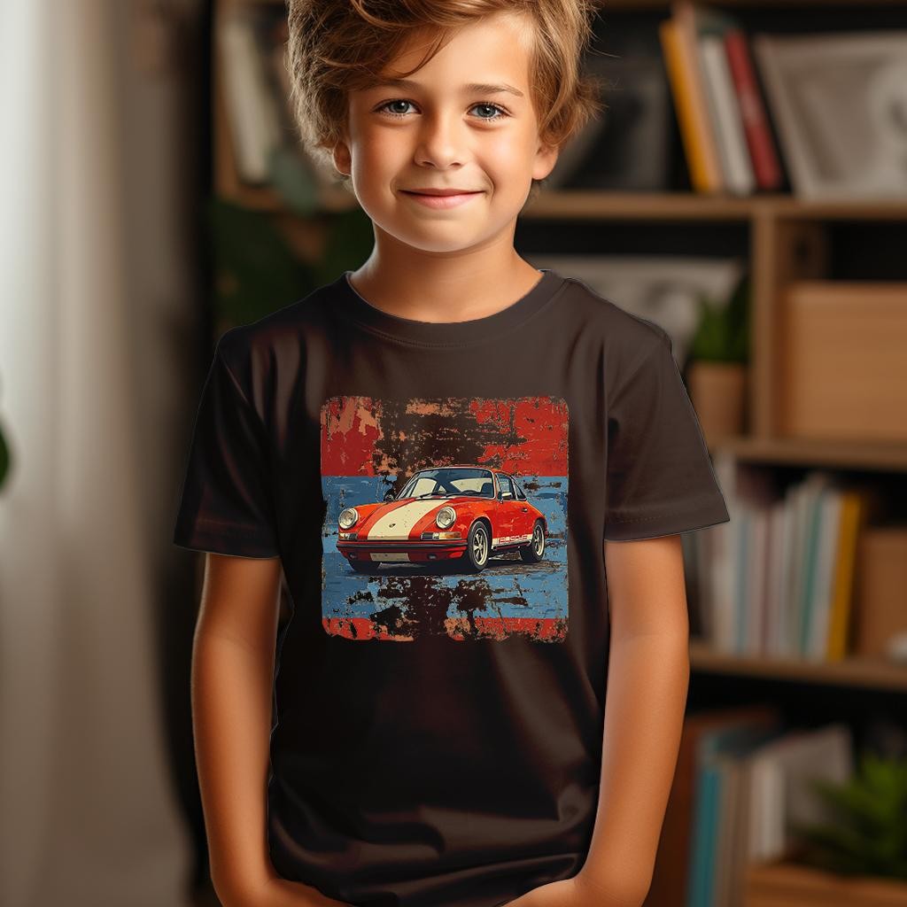 Camiseta Majica sa štampanim printom Cam 832, Dečija, Čokolada