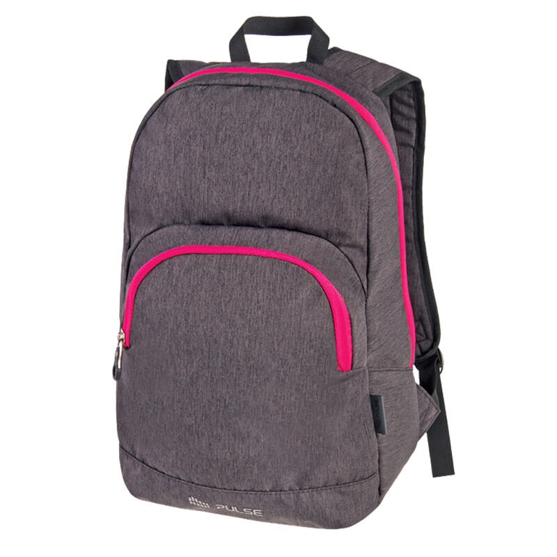 Pulse Školski ranac za devojčice Solo Gray Pink, 44 x 29 x 18 cm, Sivo-roze