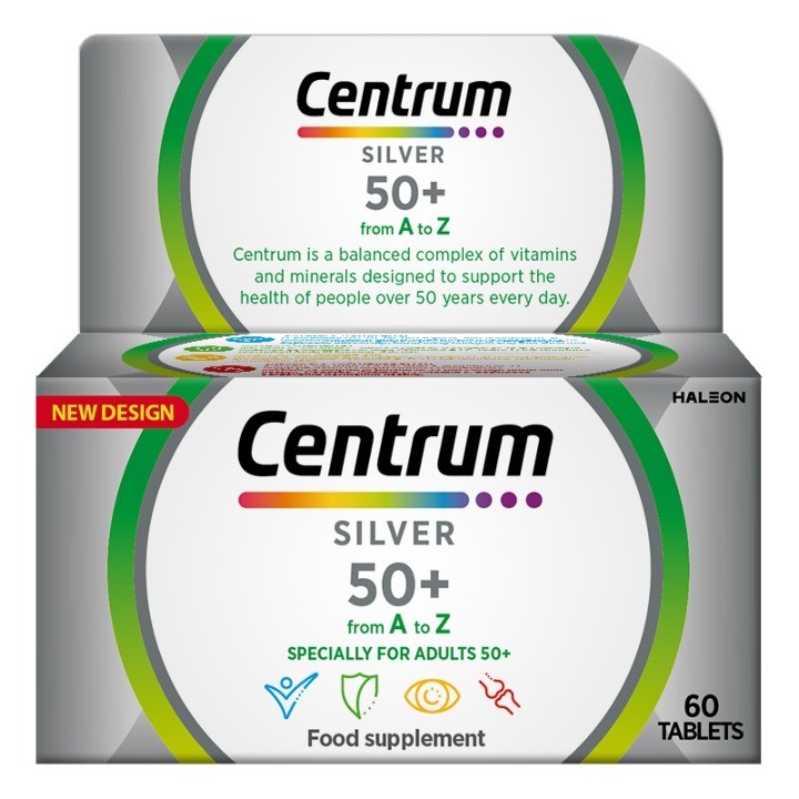 Centrum silver 50+ tablete, 60 tableta