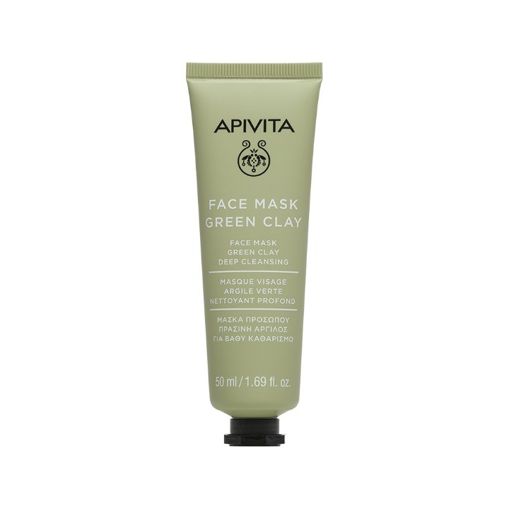 Apivita Maska za lice zelena glina, 50ml