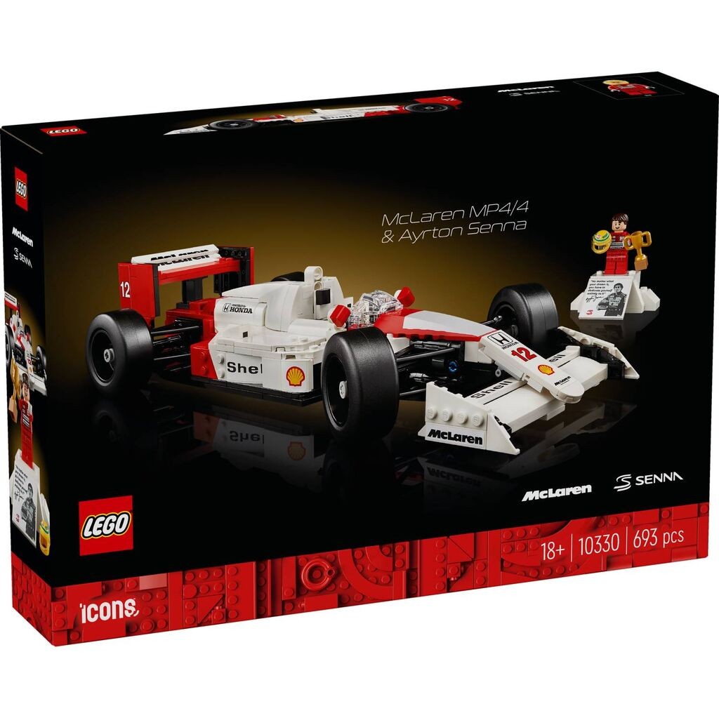 LEGO Icons McLaren MP4/4 i Ajrton Sena 10330