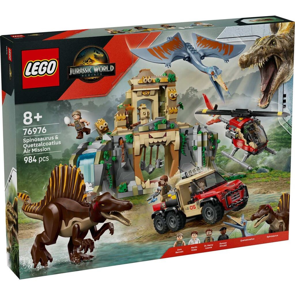 Igračka Lego Јurasik Svetovi Spinosaurus i Ketcalkoatlus Vazduhoplovna misiјa 8+