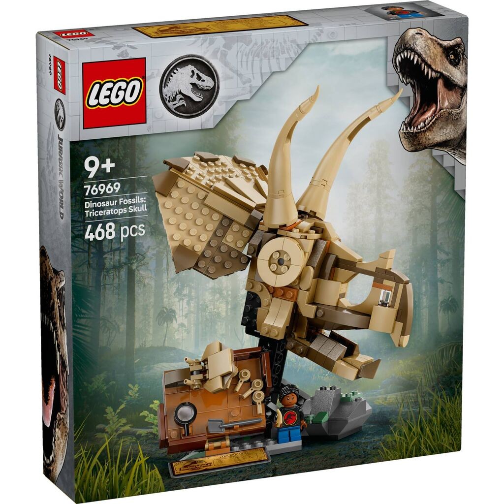 LEGO Jurassic World Fosili dinosaurusa: Lobanja triceratopsa 76969