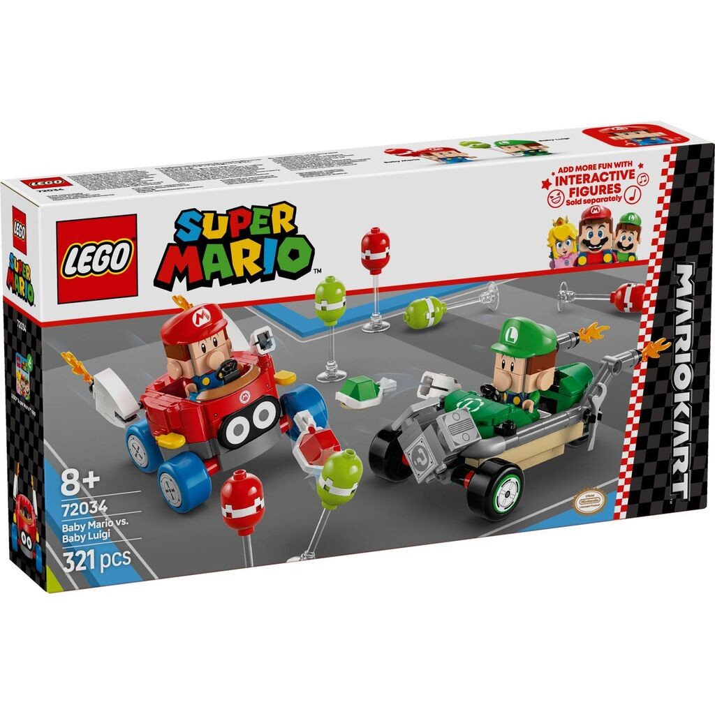 LEGO Super Mario Kart Beba Mario protiv Bebe Luiđija 72034