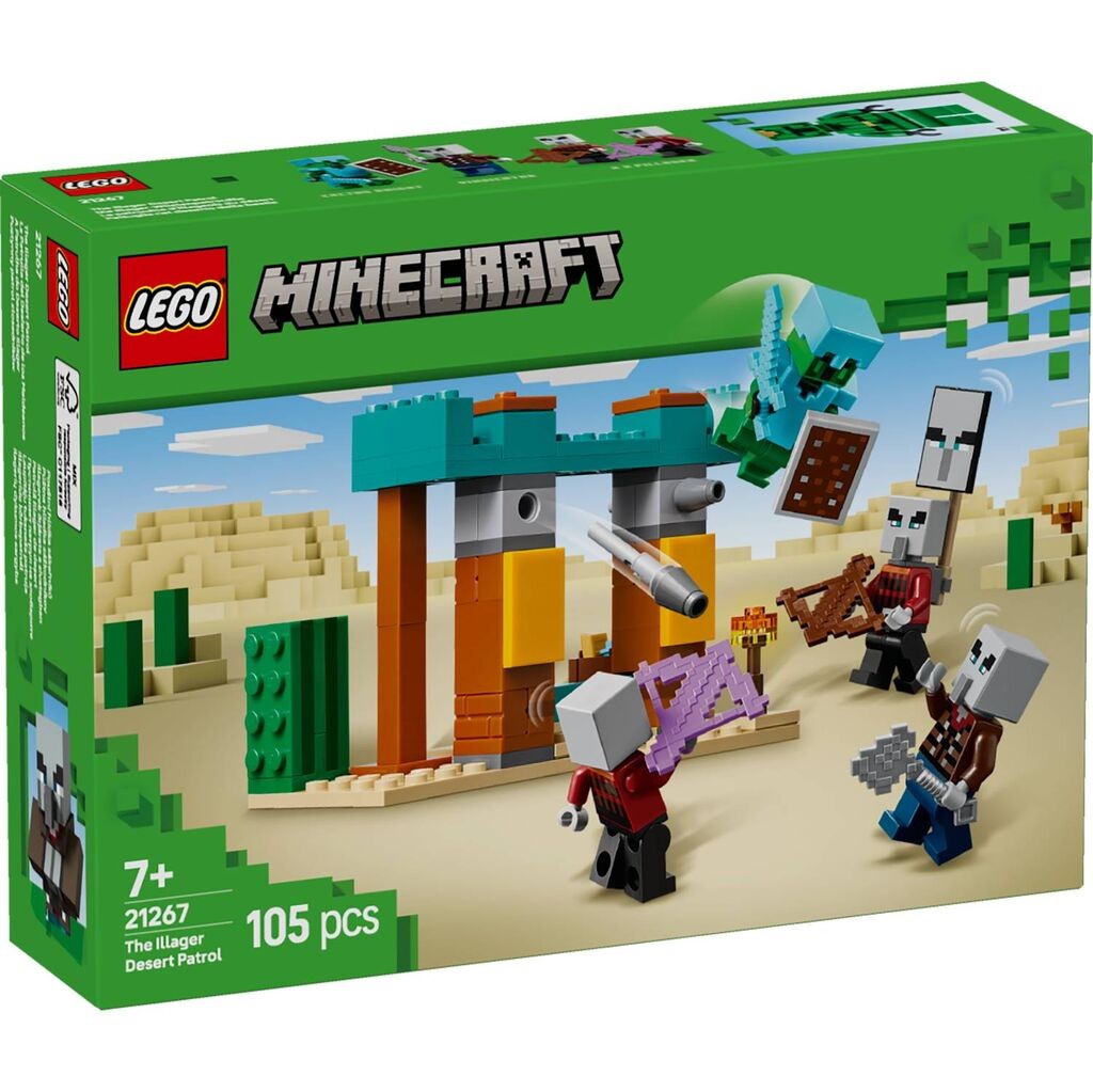 LEGO Minecraft Iladžerska pustinjska patrola 21267