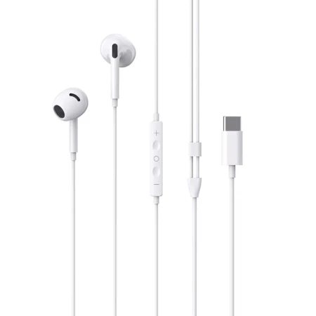 XO slušalice u uhu sa mikrofonom, Type-C Music EP78, bele