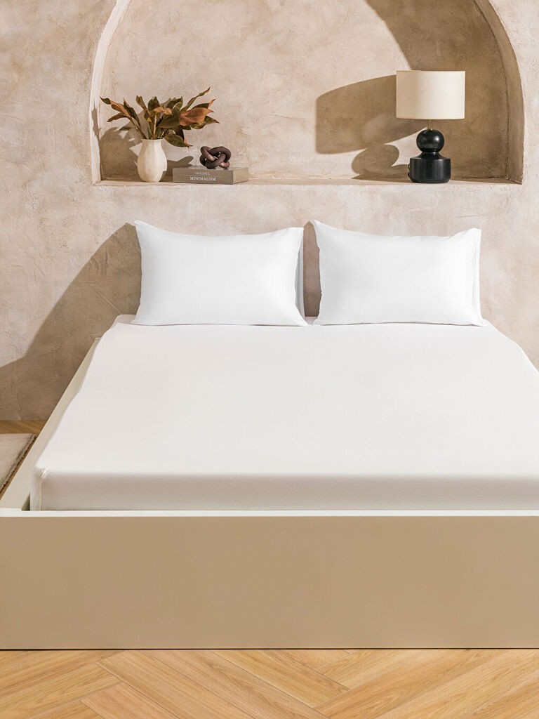 LC Waikiki Čaršav W5HR96Z8-DLL, 160x200 cm, Bež