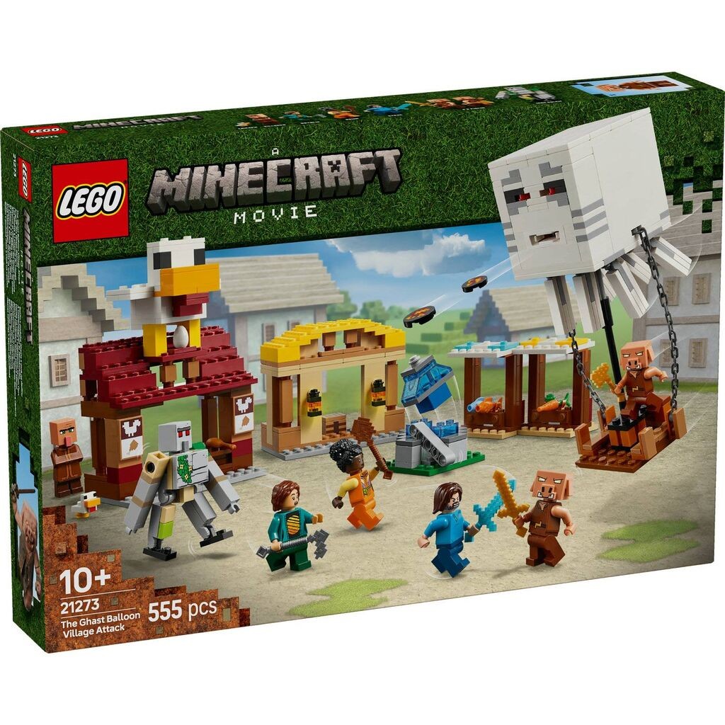 LEGO Minecraft napad avetinjskog balona na selo 21273