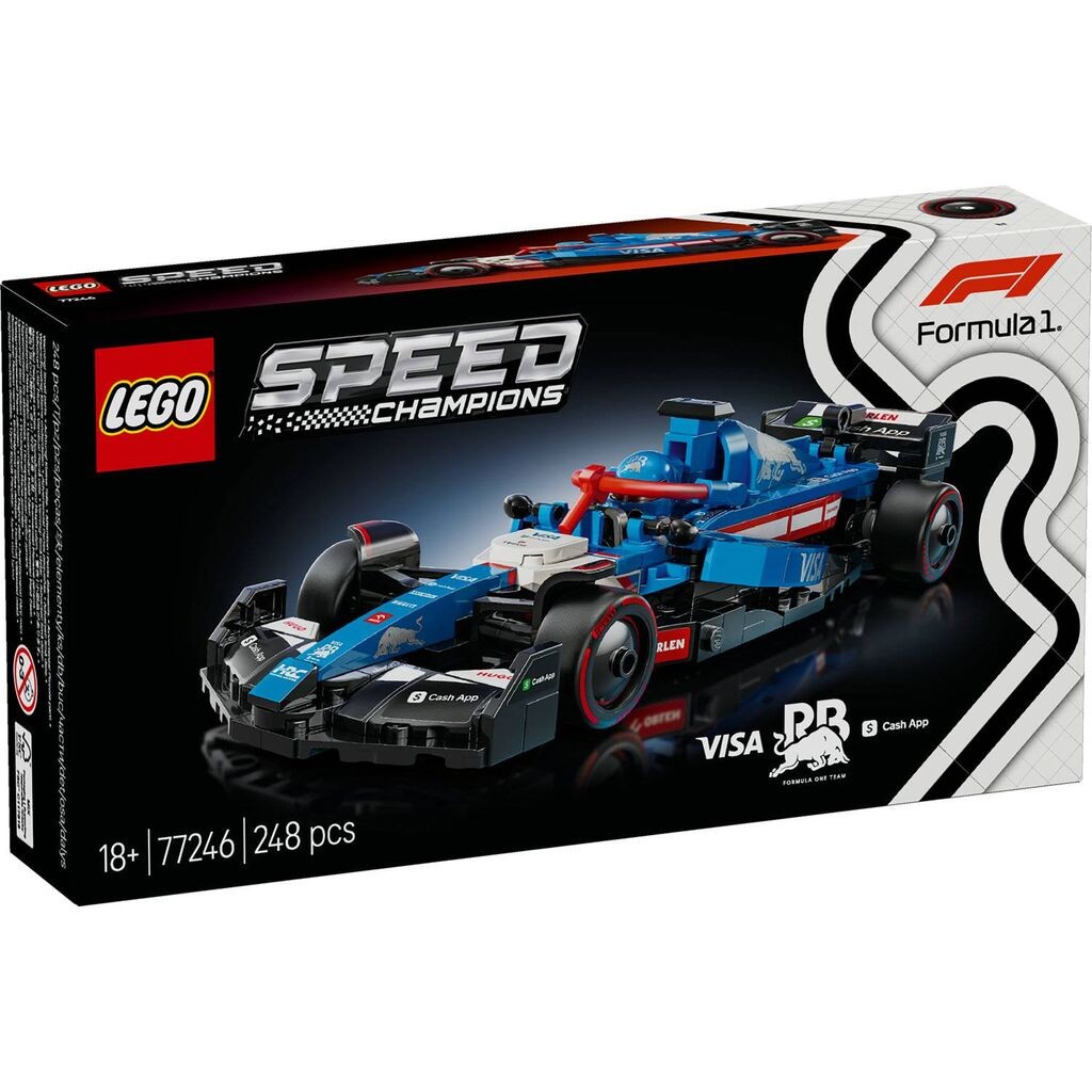 Igračka Lego Spid Čempions Visa Keš aplikaciјa RB VCARB 01 F1 trkački automobil 18+