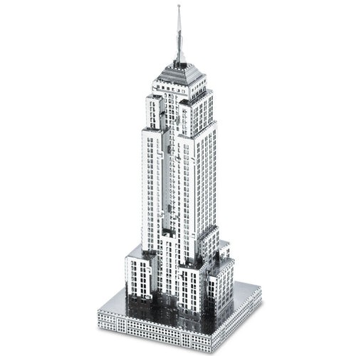 Metal Earth 3D metalna maketa Empire State Building New York, Srebrne boje
