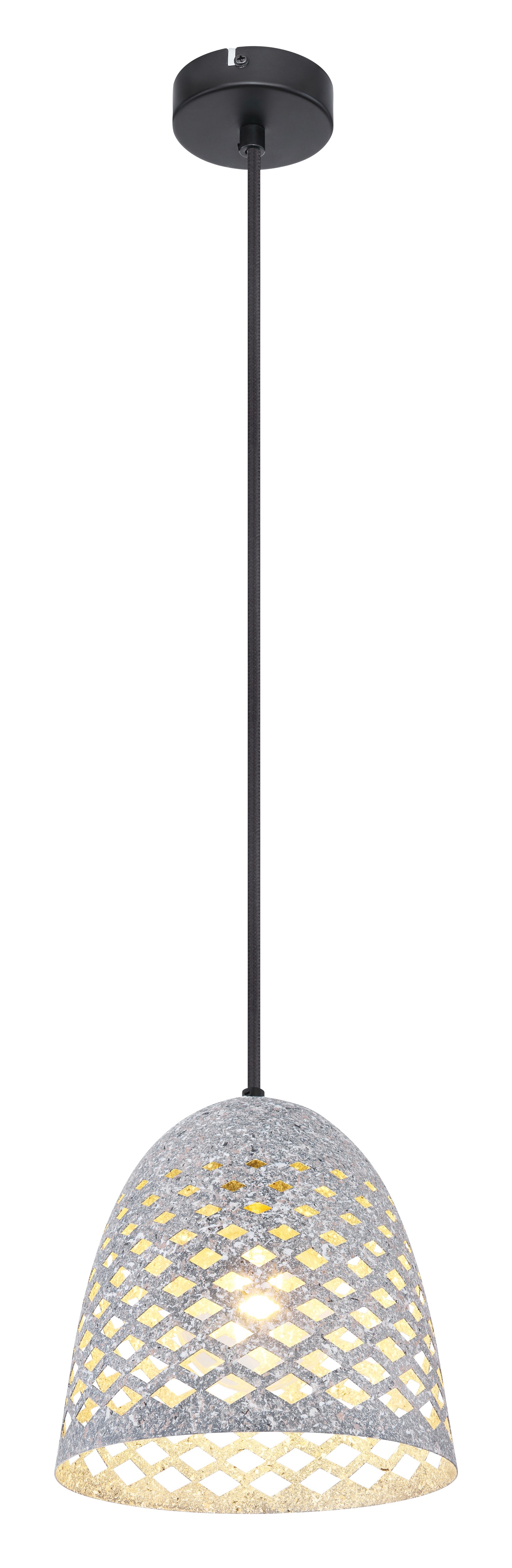 Viseća lampa crna, 1x E27