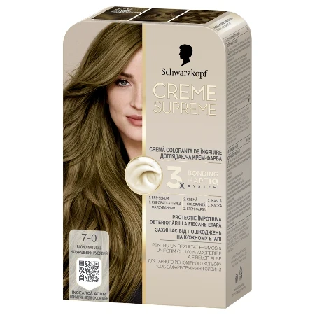 Schwarzkopf Farba za kosu Creme supreme,  7-0 dark blonde