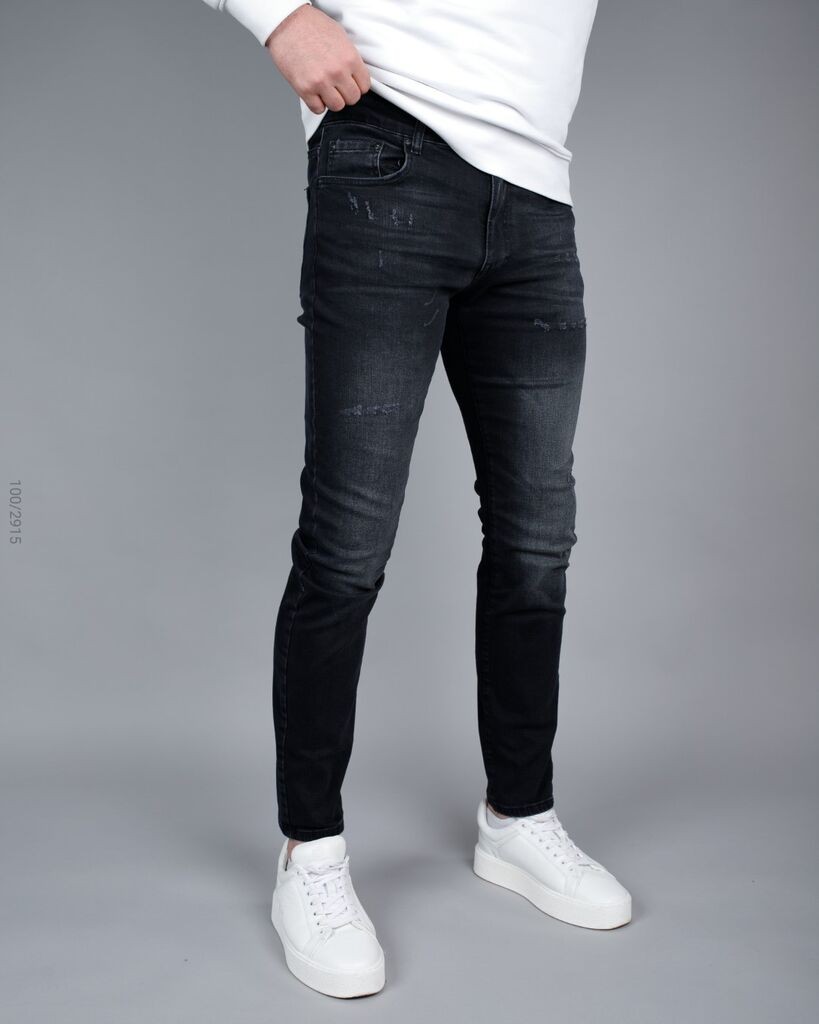 Denistar Muške farmerke 100-2915, Tamnosive