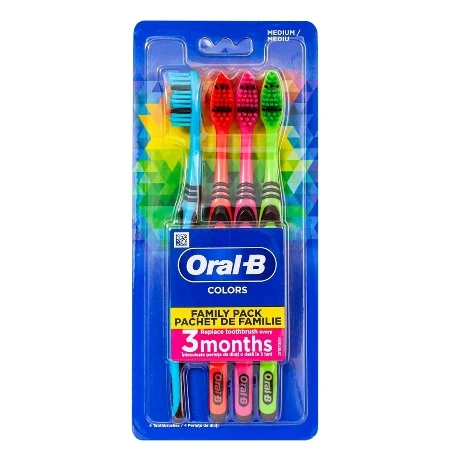 Oral b Četkica za zube Colors, Medium, 4 komada