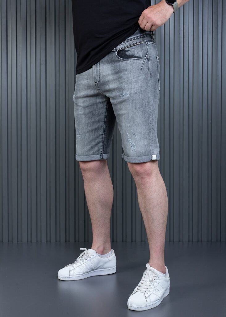 Denistar Muški šorts 100-2833, Regular, Sivi