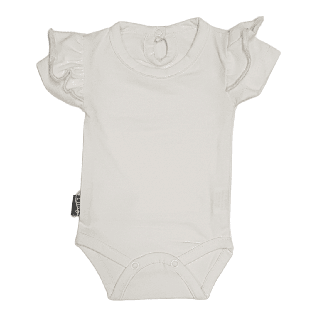 LUPO BAMBINO Bodi za bebe kratkih rukava, Beli